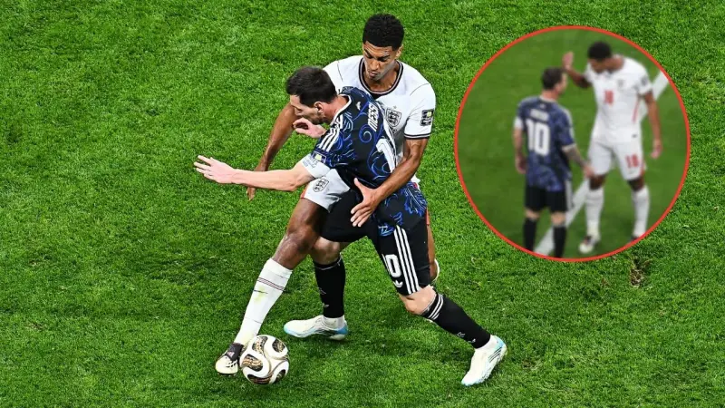 ¿Qué le dijo? Messi encara a Jude Bellingham y desata la polémica en el Mundial