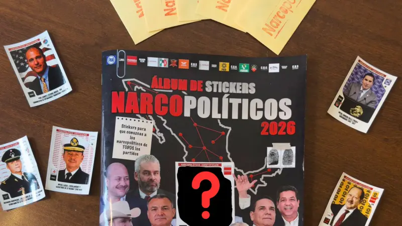 ¿Coleccionar narcopolíticos? Periodistas lanzan ”narco-álbum" con más de 160 estampas