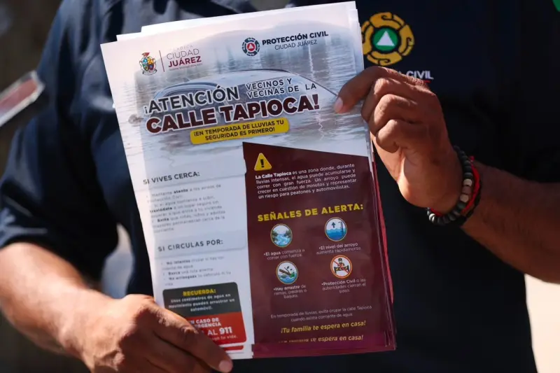 Volantean en la Tapioca para prevenir accidentes en temporada de lluvias