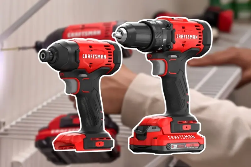 Amazon remata este kit de taladro y atornillador inalámbricos CRAFSTMAN en poco más de 1,500 pesos. Incluye dos baterías