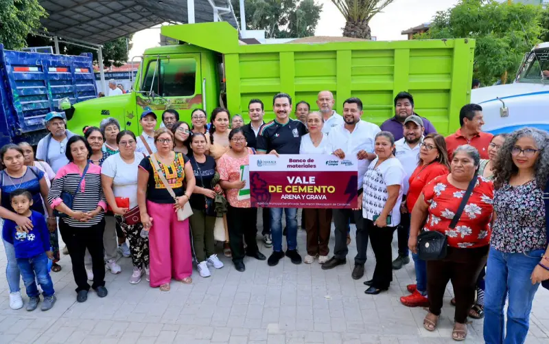 Impulsan obras comunitarias con Banco de Materiales