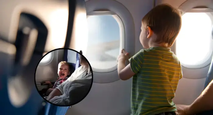 Vuelo se retrasa una hora porque niño de 3 años, en pleno berrinche, no pudo sentarse para despegar; pasajero exigió que existan vuelos solo para adultos