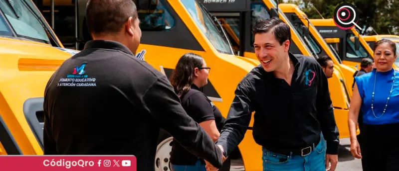 El Marqués invierte 31.2 mdp para fortalecer el Transporte Escolar Gratuito