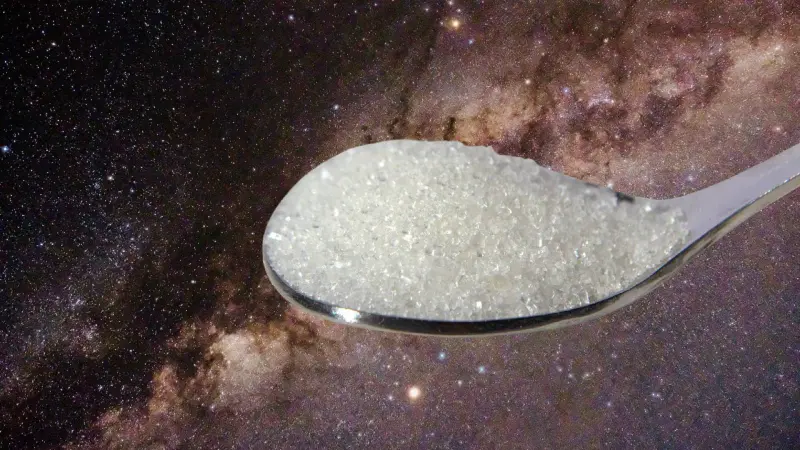 Expertos encuentran azúcar en el espacio en una nube de gas y polvo cerca del centro de la Vía Láctea; la detección fue posible gracias a observaciones de alta sensibilidad con dos radiotelescopios en España