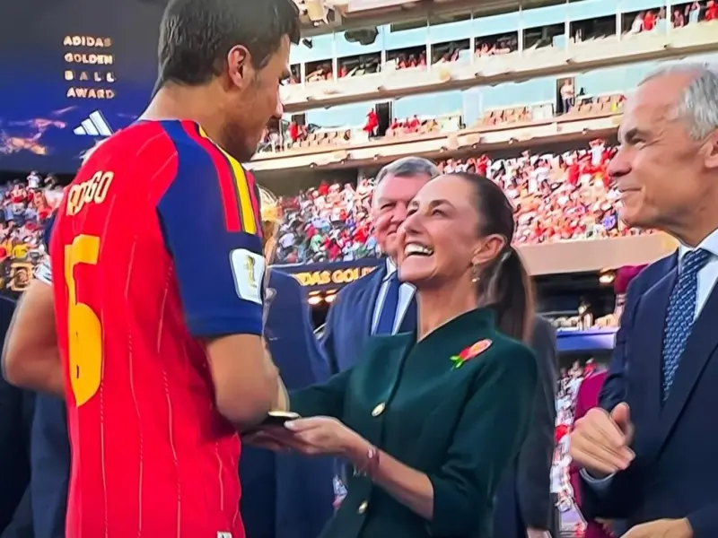 Sheinbaum destaca unión entre naciones tras concluir el Mundial 2026 y felicita a España por el título