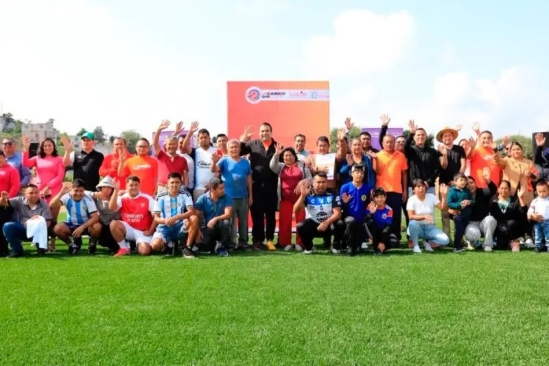 Nueva cancha de pasto sintético transforma espacio deportivo en San Vicente