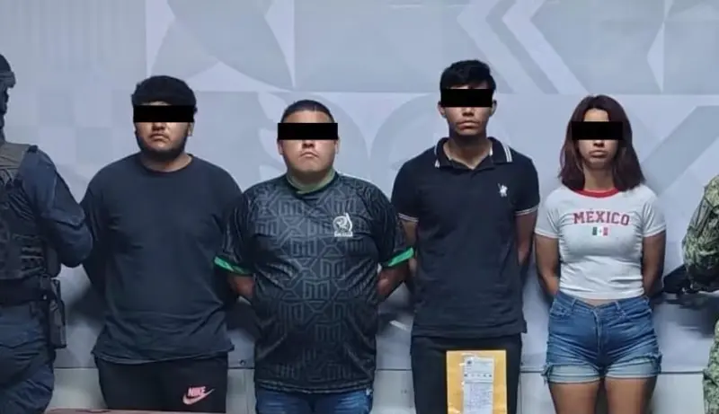 Detienen a policía municipal y otros tres con droga; los investigan por presuntos vínculos con “Los Rusos”