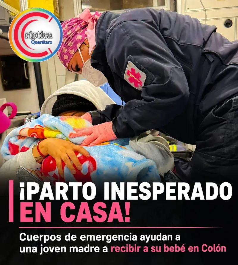 ¡Parto inesperado en casa! Cuerpos de emergencia ayudan a una joven madre a recibir a su bebé en Colón