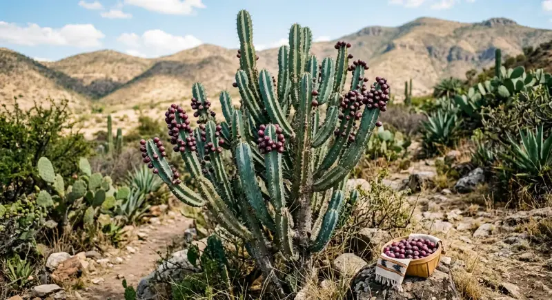 ¿Qué es el garambullo? El fruto mexicano poco conocido que crece en zonas áridas