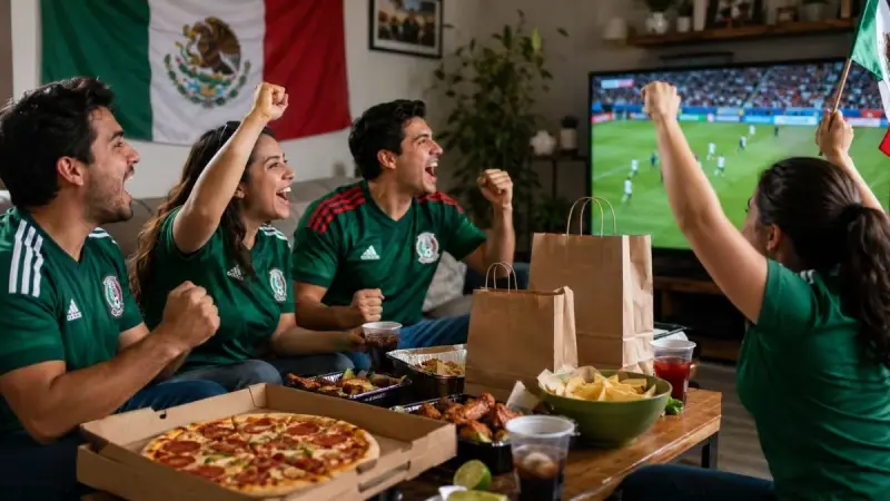 El Mundial 2026 disparó el delivery con 15.3 millones de pedidos de comida y productos a domicilio en México, un fenómeno de consumo desde el hogar que elevó 15% las ventas de tienditas y dejó una derrama histórica de 2,543 millones de dólares para el com
