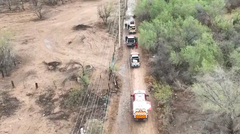Despliegan operativo de búsqueda para localizar a adulto mayor arrastrado por un arroyo al norte de Hermosillo