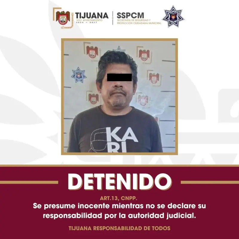 Intentó evitar una multa con mil pesos y terminó detenido en Tijuana