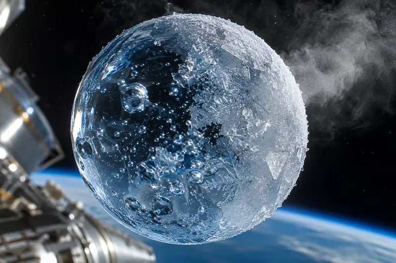¿Sabías que en el vacío del espacio, el agua hierve y se congela al mismo tiempo?