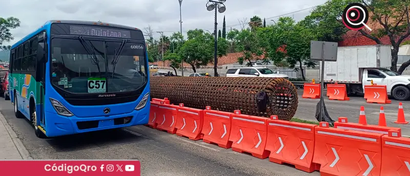 Usuarios de Qrobús optan por caminar ante retrasos por obras del tren