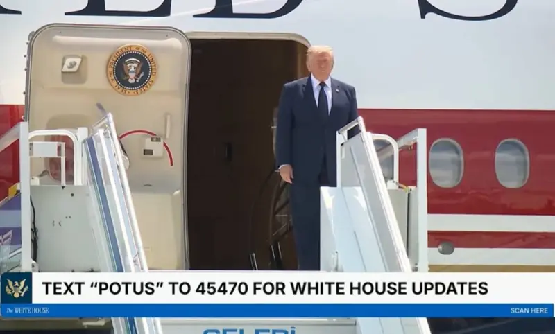Arriba Trump a Turquía para reunión de la OTAN
