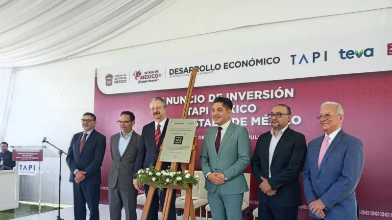 Inversión de 140 millones de pesos de TAPI impulsará producción de oncológicos en Lerma