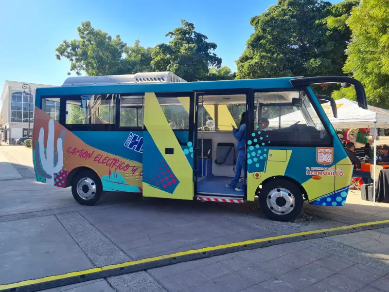 HBus recorrerá los sitios históricos de Hermosillo este verano en camiones eléctricos y refrigerados