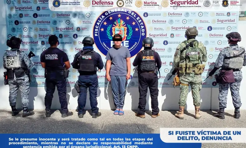 Cae presunto asesino de paramédico hallado dentro de ropero en Iguala