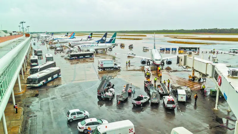 Asur sufrió la debilidad de Cancún