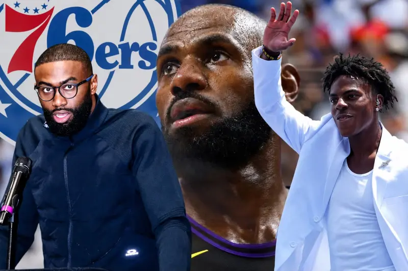 ¿IShowSpeed y Jaylen Brown convencieron a LeBron James de llegar a Sixers? Esto fue lo que dijeron