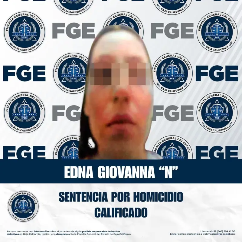 Sentencian a 30 años de prisión a mujer por el homicidio de su hija de 3 años en Tijuana