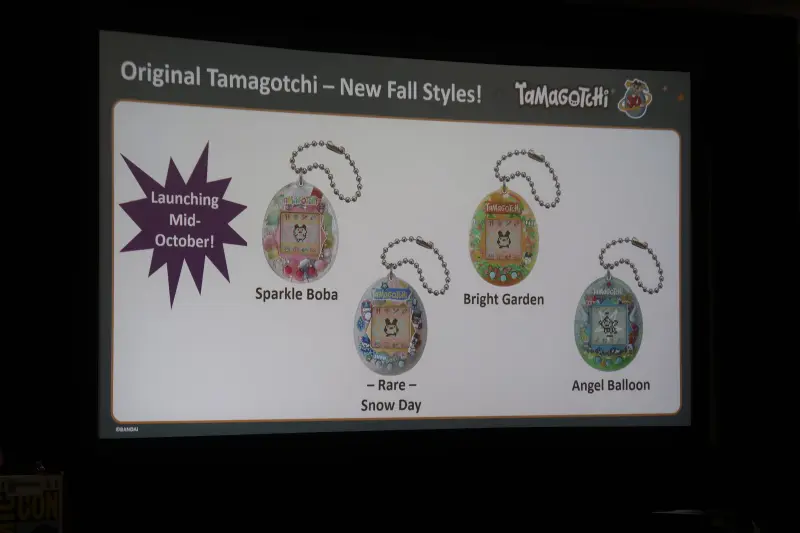 Revelan nuevos productos de Tamagotchi en la Comic-Con de San Diego