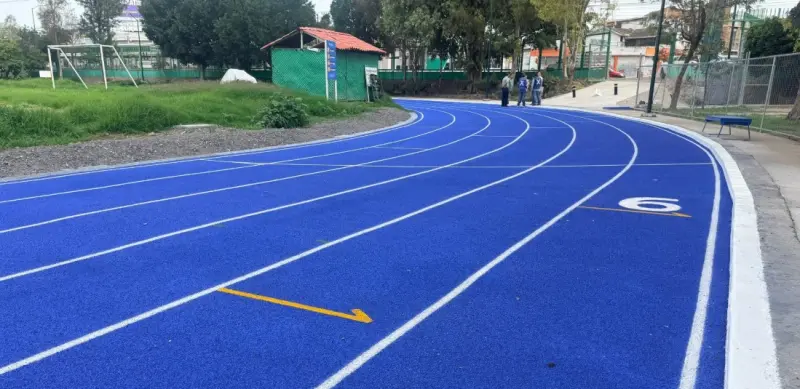Renueva León pista de atletismo del Parque Deportivo Jesús Rodríguez Gaona