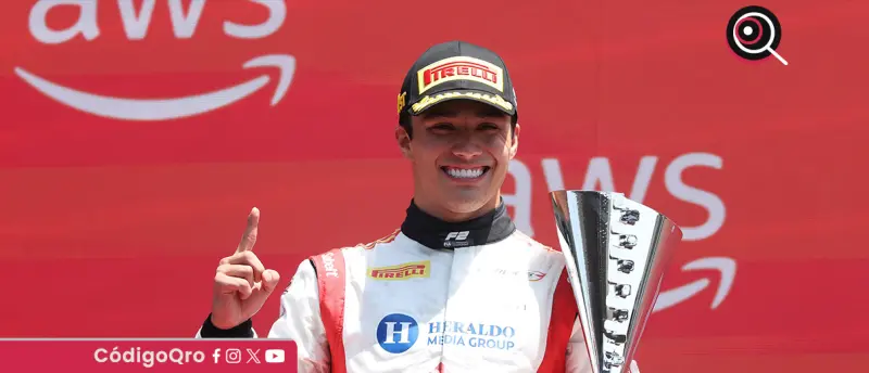 Noel León logra histórico triunfo en Fórmula 2
