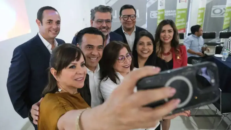 Fortalece Luis Nava alianza con CANACO, por el desarrollo social de Querétaro