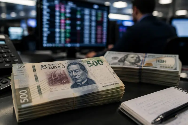 Peso gana fuerza; baja el miedo por las tasas en Estados Unidos