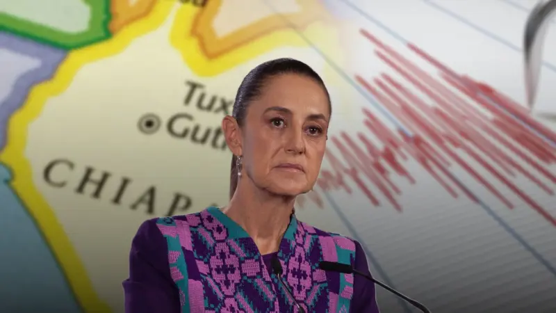 Sismo magnitud 7.4 en Chiapas: Sheinbaum pide alejarse de costas por aumento de nivel del mar