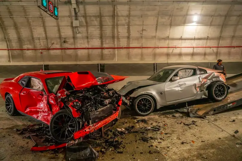 Accidente múltiple en el Viaducto Elevado de Tijuana deja siete lesionados y provoca cierre hacia Playas