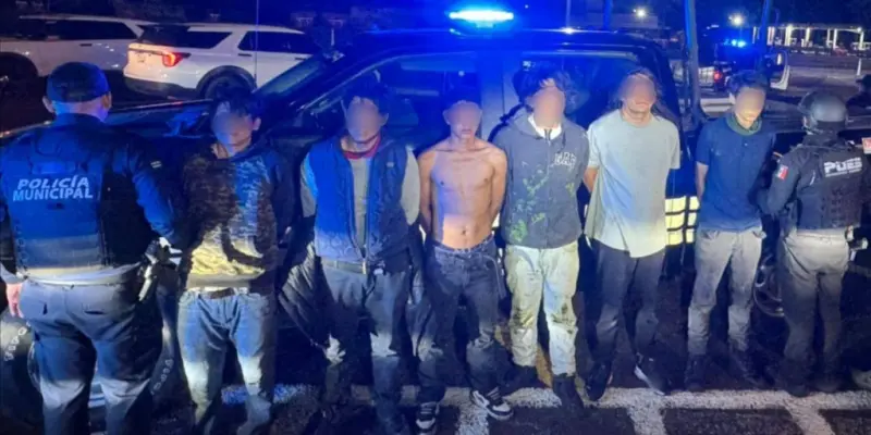 Tras persecución, caen seis presuntos ‘ponchallantas’ en San Juan del Río
