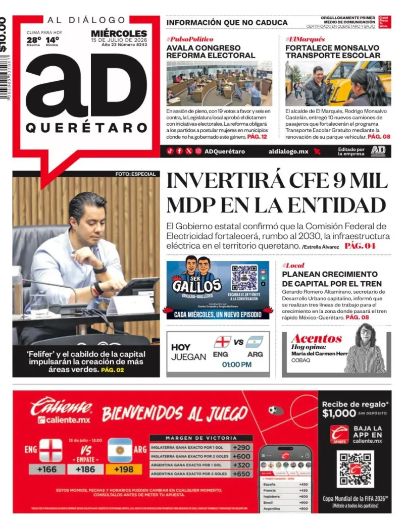 Invertirá CFE 9 mil mdp en la entidad