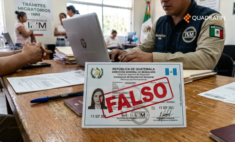 Enfrentará cargos por presentar un documento falso ante el INM
