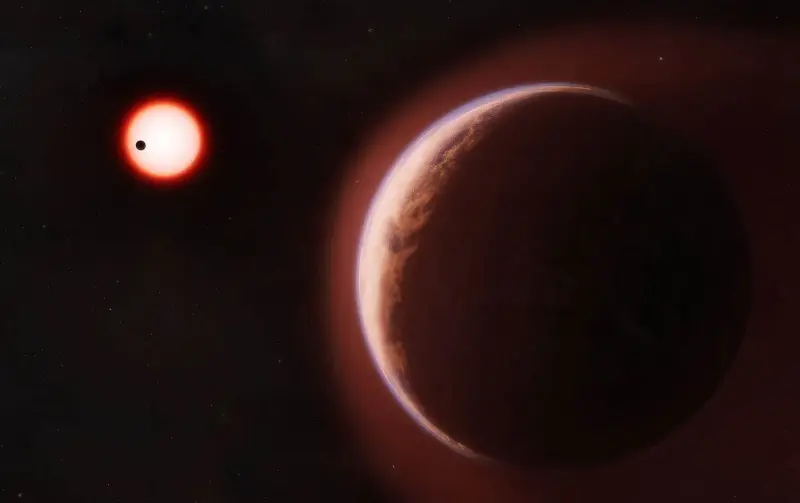 Astrónomos descubren atmósfera en un planeta cercano similar a la Tierra