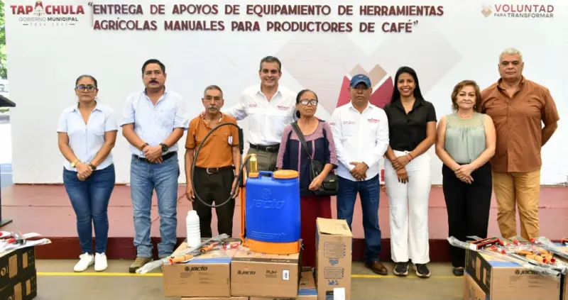 Yamil Melgar fortalece la cafeticultura con apoyos a productores