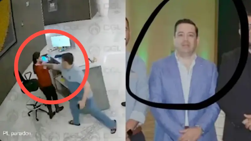 Empresario golpeó a recepcionista por un paquete: esto desató la agresión en Santa Fe