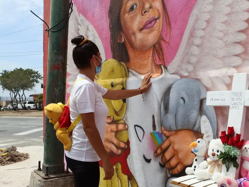 Rinden homenaje a María Belén con mural en el sitio donde perdió la vida en Tijuana