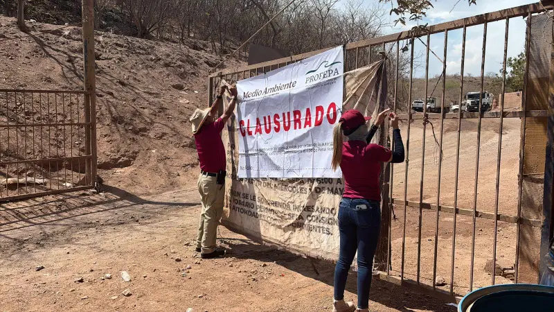 Clausura Profepa instalaciones del basurón municipal de Mazatlán
