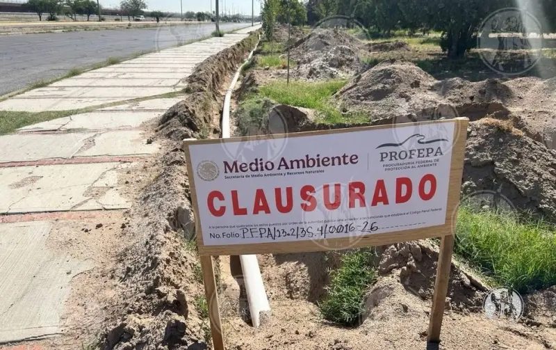Siguen suspendida instalación de sistema de riego en El Chamizal