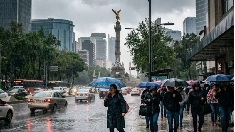 Lluvias fuertes azotarán la CDMX HOY: estas serán las zonas más afectadas y el horario de mayor intensidad