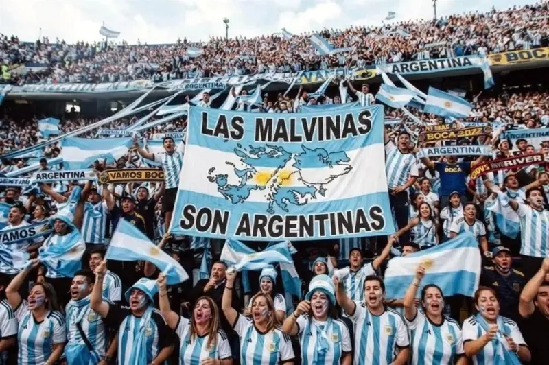 Prohiben banderas de las Malvinas en Argentina-Inglaterra