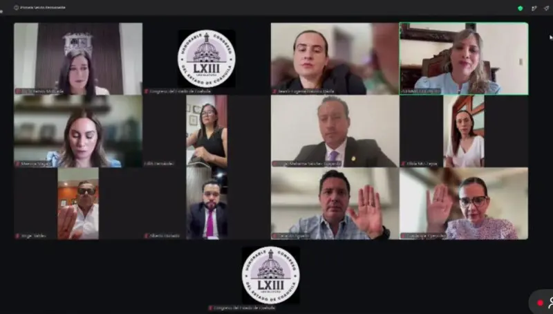 Congreso de Coahuila sesiona de forma virtual tras agresiones de simpatizantes del PT