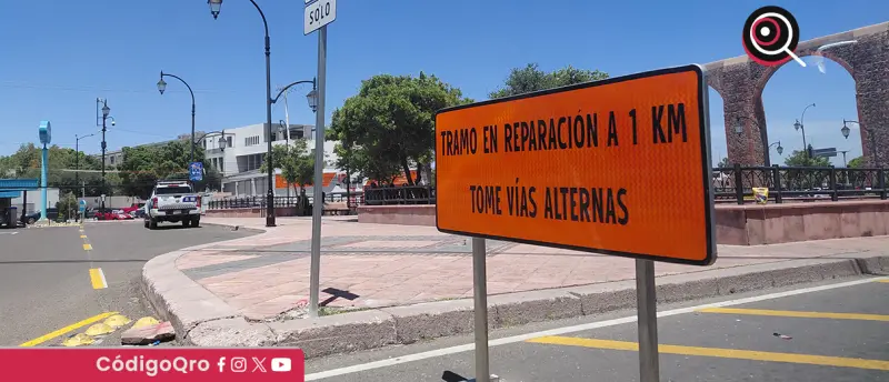 A partir del sábado, cierre de carriles centrales de Bernardo Quintana