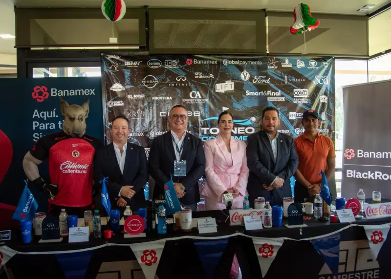 Presentan Coparmex Tijuana y Banamex torneo de golf