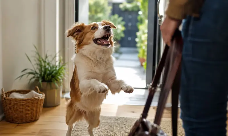 La emoción excesiva de tu perro al verte no es felicidad, sino un síntoma de ansiedad por separación que puede dañar su corazón; según expertos, así es como debes cambiar tus rutinas para corregir su comportamiento