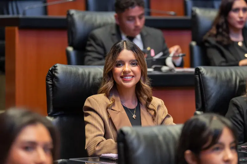 Joven de Mazatlán lleva al Senado propuestas sobre inclusión laboral