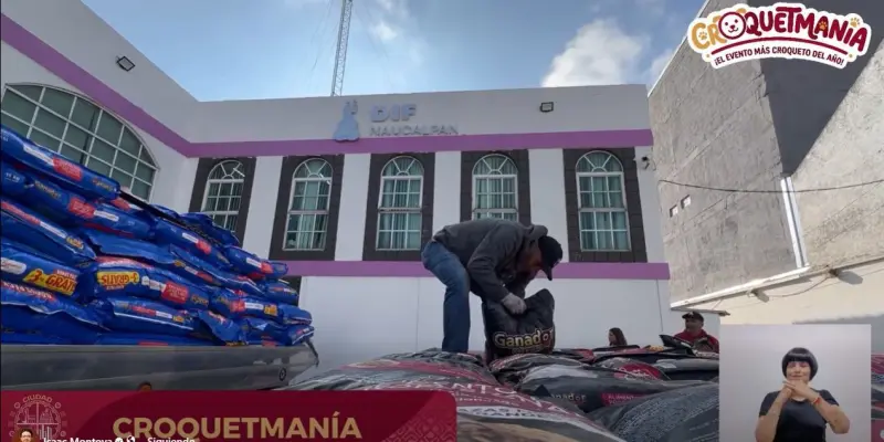 Apoya Naucalpan al Edomex con 9 toneladas de alimento para mascotas