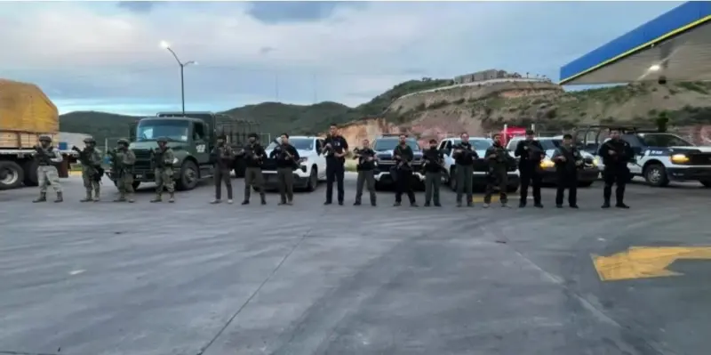 Anuncian blindaje policial en el sur del estado con operativo aire-tierra